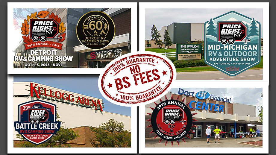 2025-2026 Michigan RV shows with Price Right RV